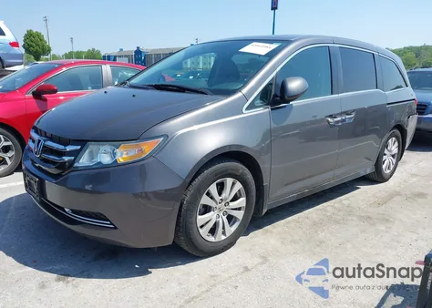 2015 Honda Odyssey Ex-L from USA, damaged, VIN 5FNRL5H66FB017187